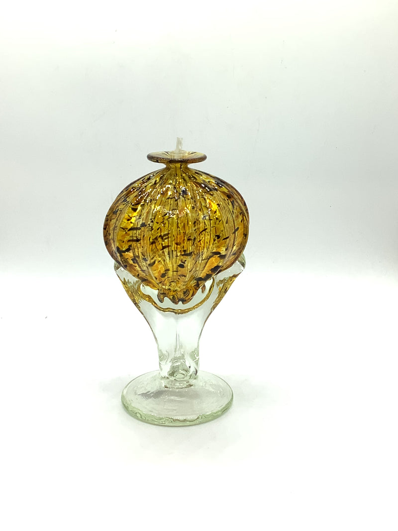Blown Glass Oil Lamp