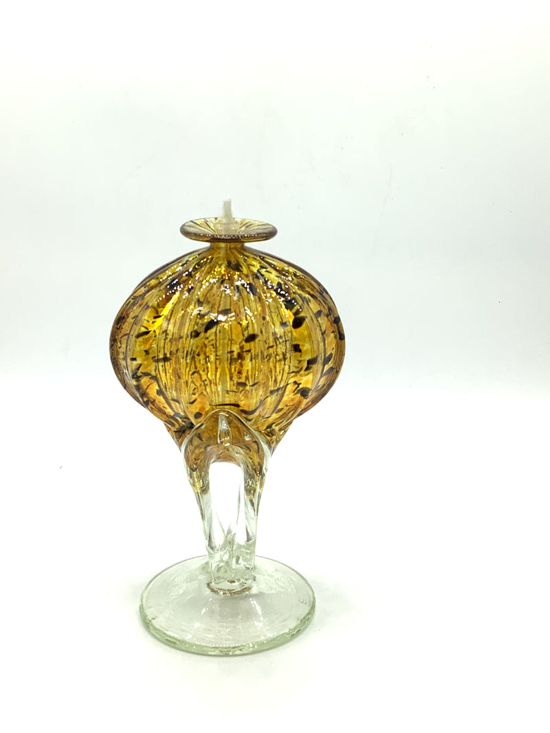 Blown Glass Oil Lamp