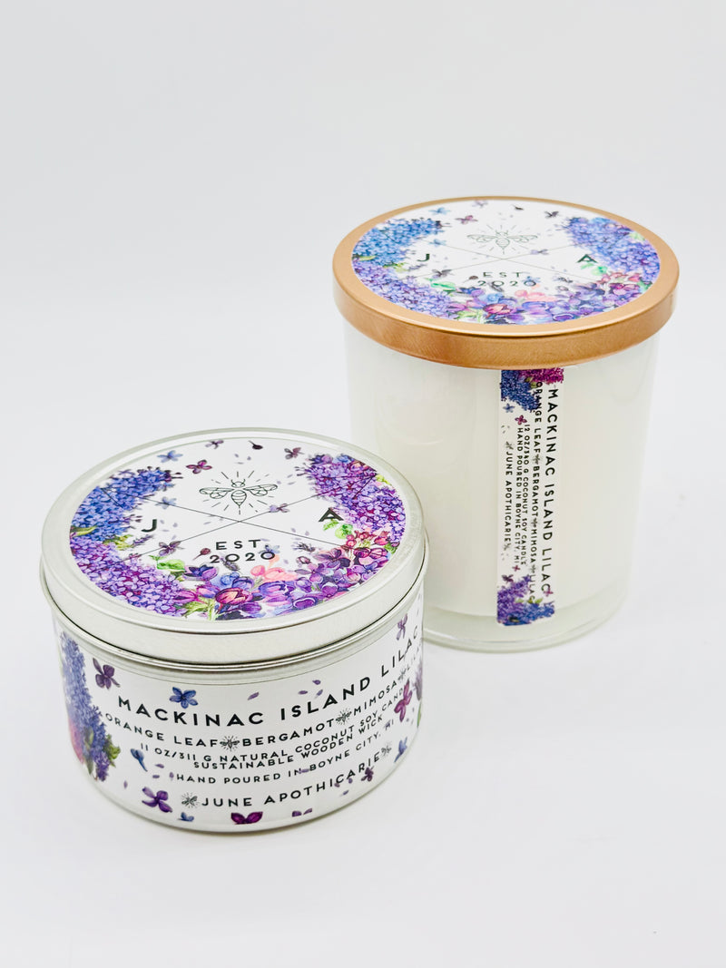 Mackinac Island Lilac Soy Candle