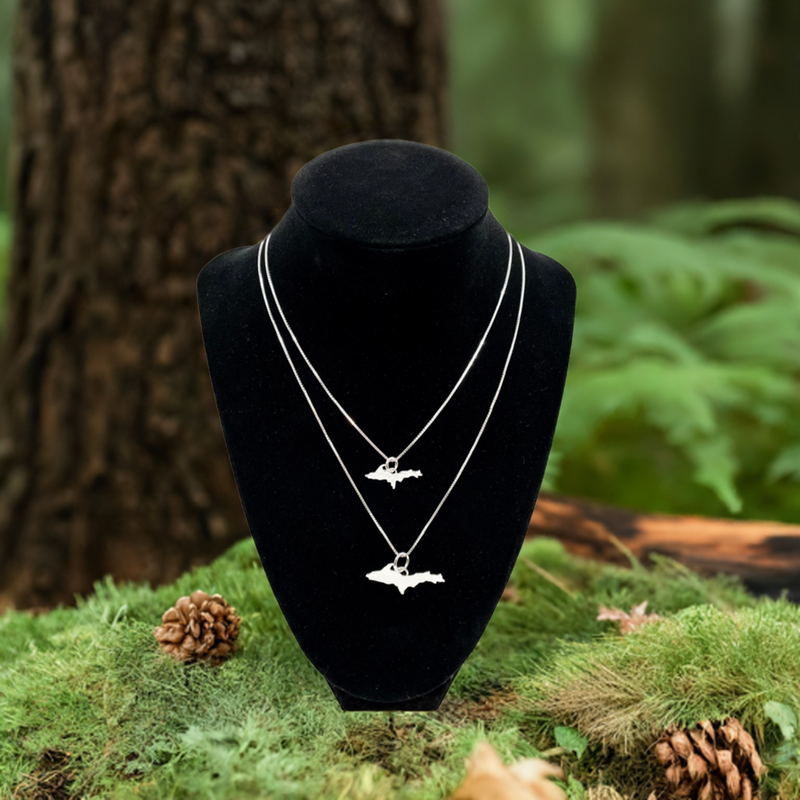 UP sterling silver charm