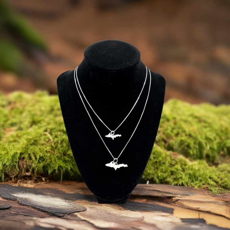 UP sterling silver charm