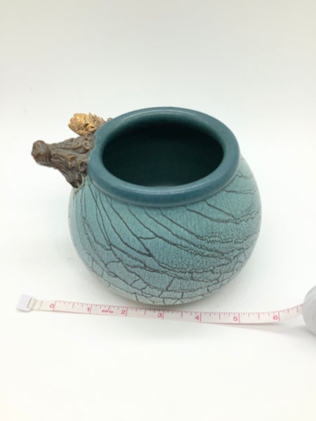 Poetic Pine Ceramic Pottery Bowl