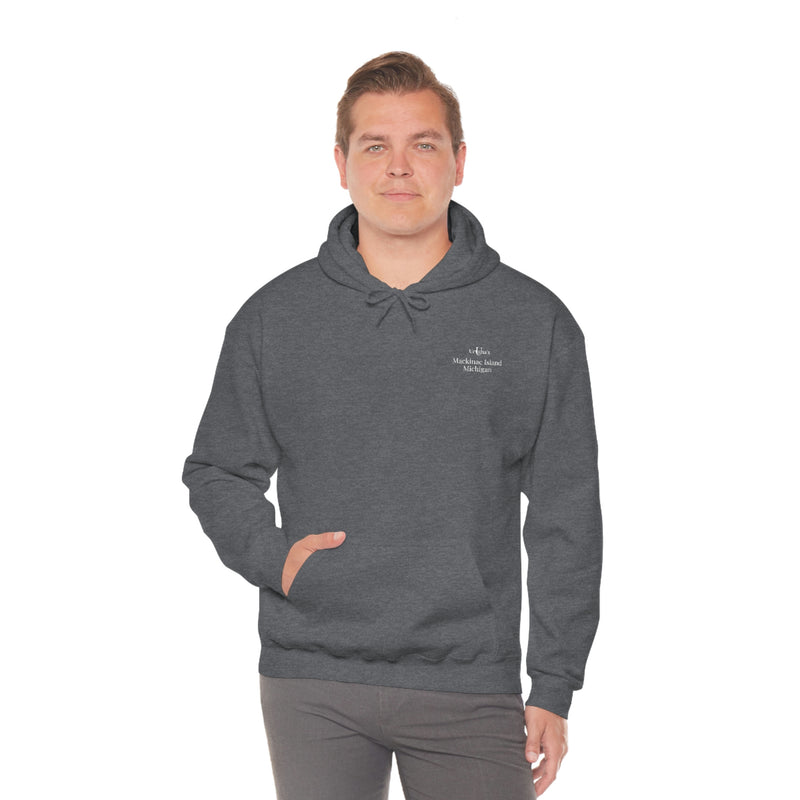 Mackinac, Unisex Heavy Blend™ Hooded Sweatshirt (only available online)