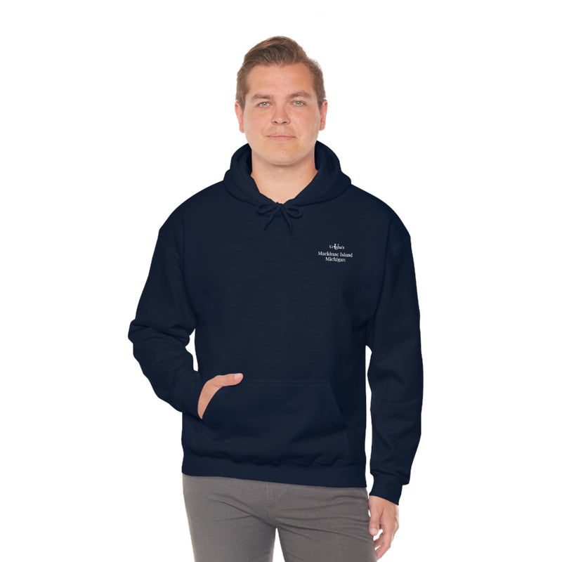 Mackinac, Unisex Heavy Blend™ Hooded Sweatshirt (only available online)