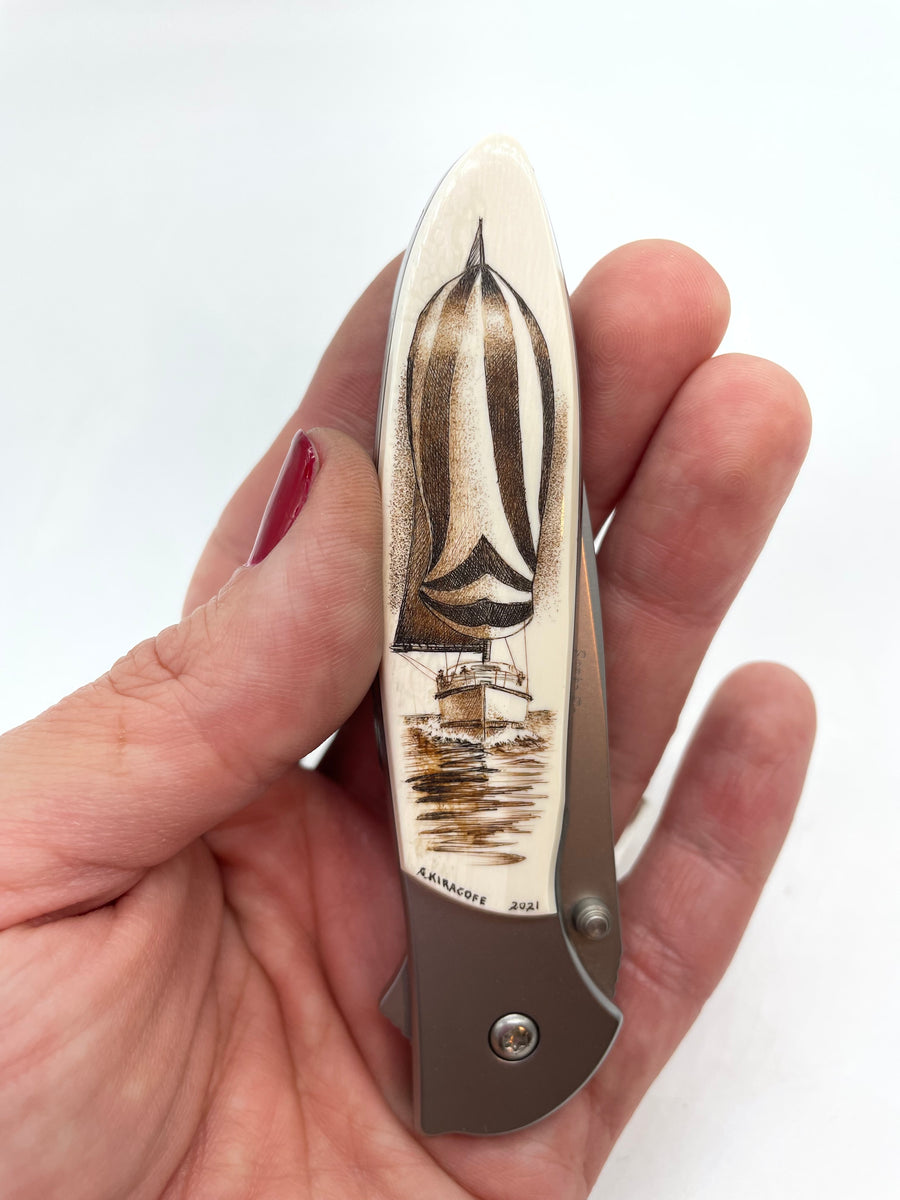 Mammoth Tooth Kershaw Pocket Knife