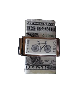 Mackinac Island Bicycle Money Clip
