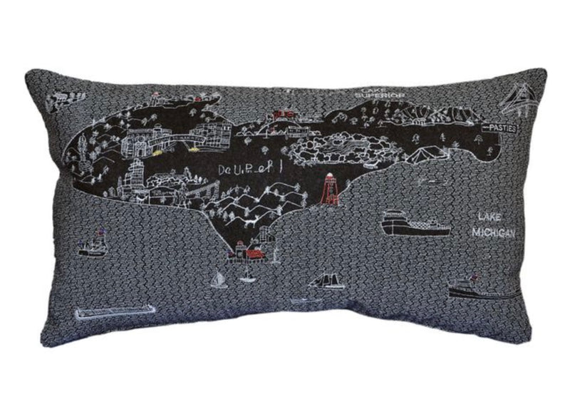 Michigans Upper Peninsula Pillow