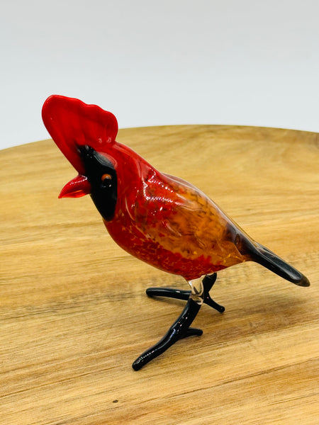 Art Glass Cardinal