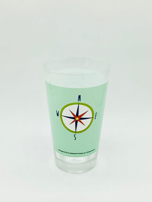 Michigan Compass Rose Pint Glass
