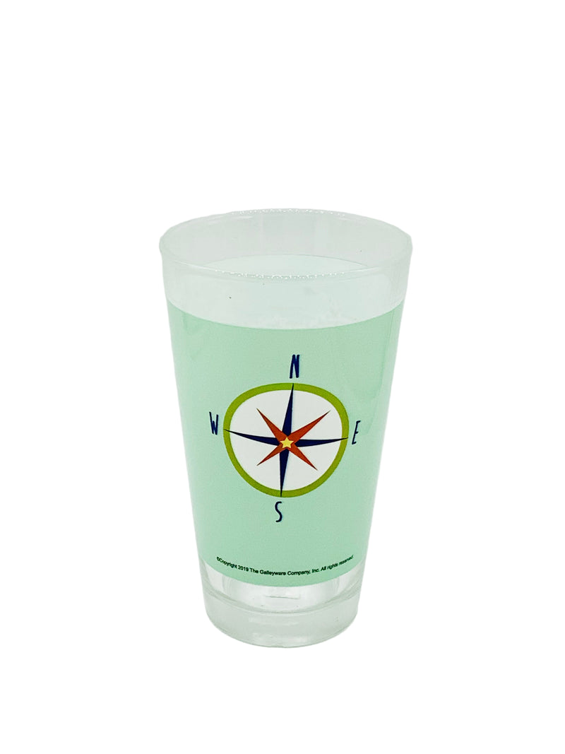 Michigan Compass Rose Pint Glass