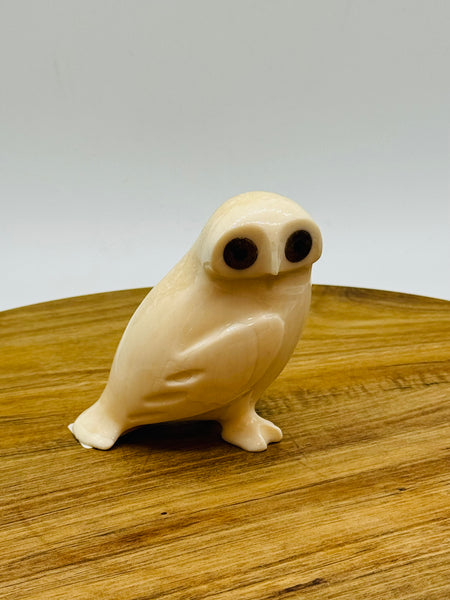 Alaskan Carved Owls