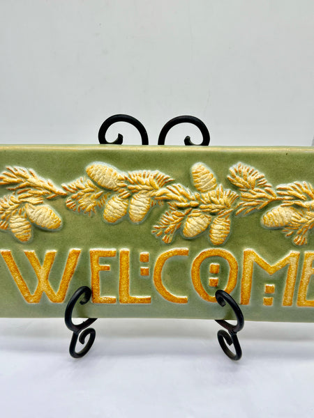 Ceramic Welcome tile