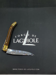 Pistachio Wood Forged de Laguiole Pocket Knife
