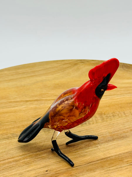 Art Glass Cardinal