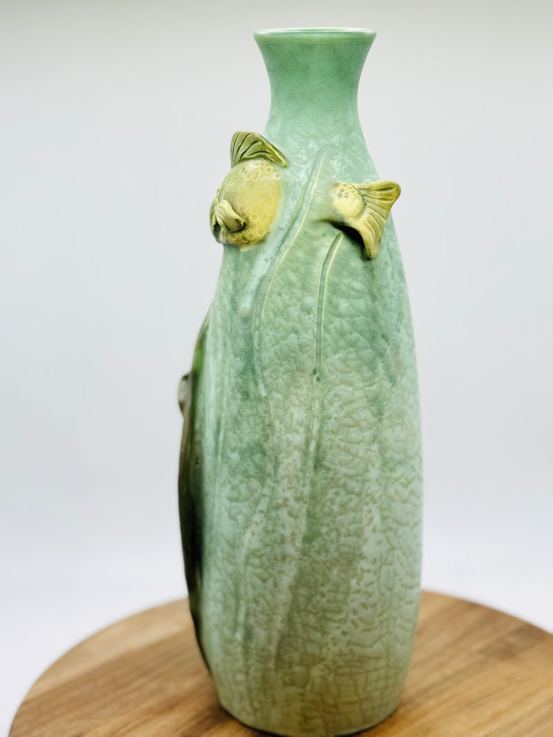 Koi Pond Vase by Ephraim Pottery