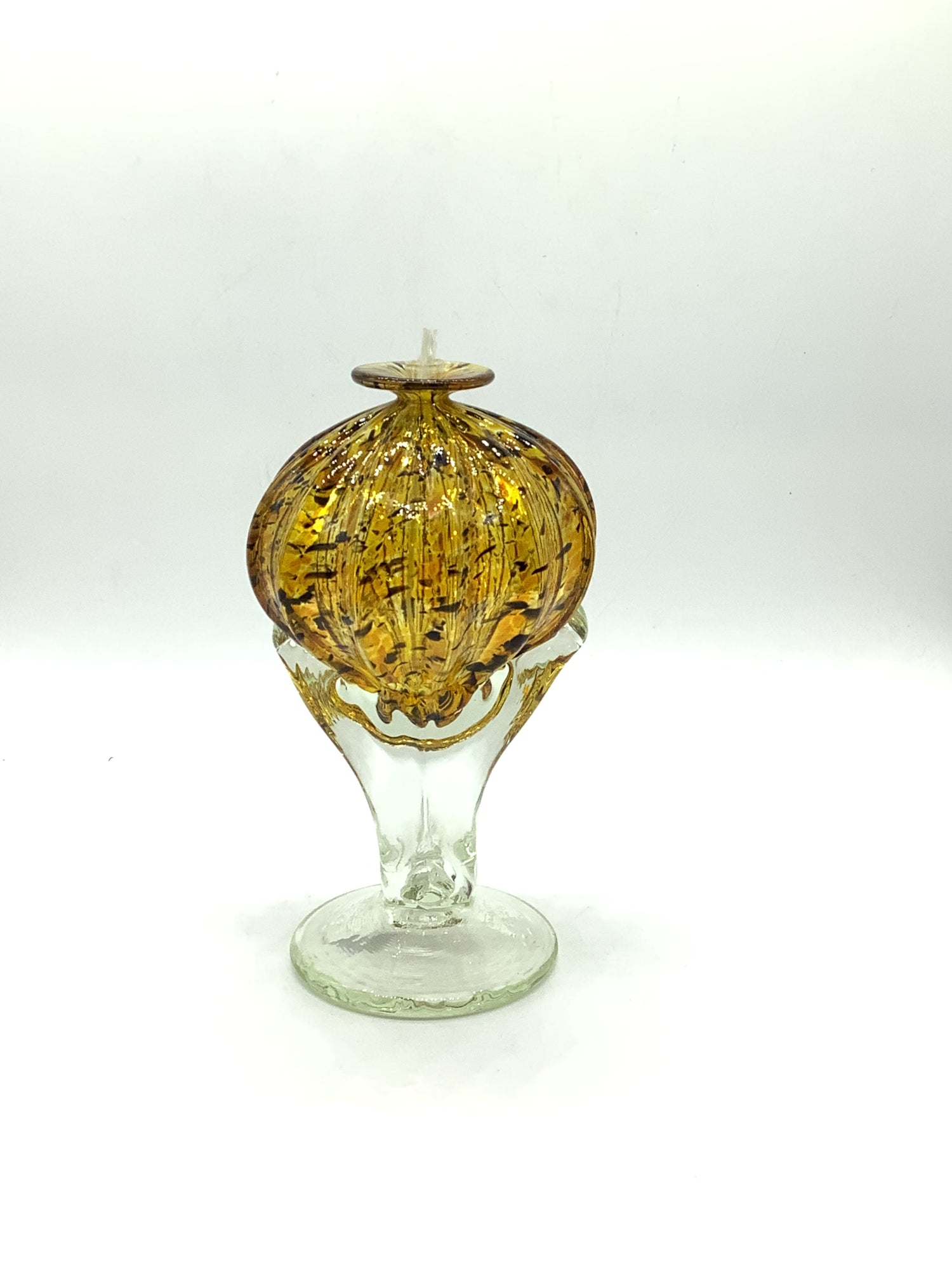 Blown Glass Oil Lamp