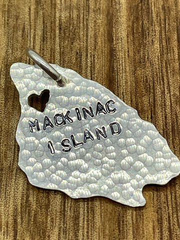 Sterling Silver Charm: Mackinac Island Pendant