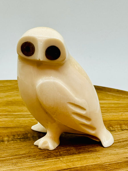 Alaskan Carved Owls