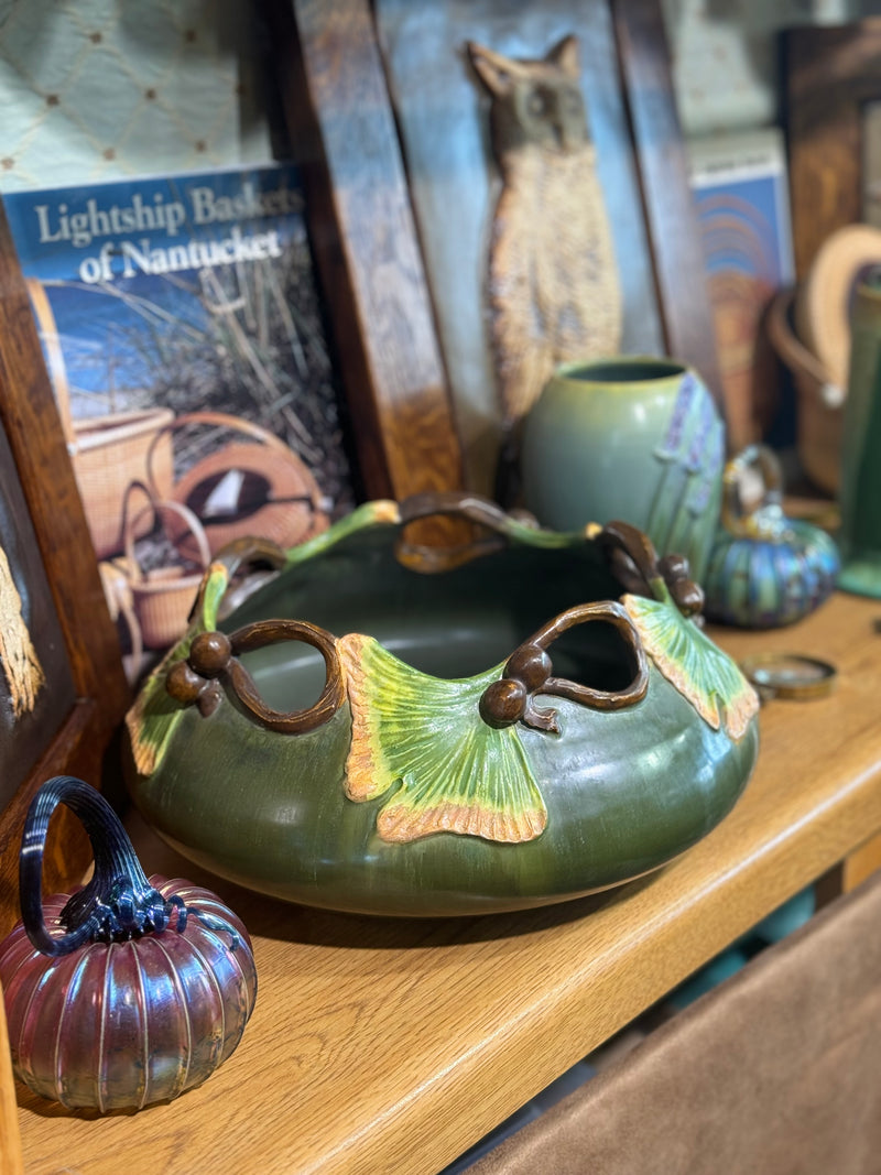 Centerpiece Ginkgo Bowl by Ephraim Pottery