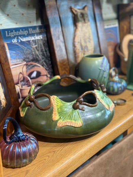 Centerpiece Ginkgo Bowl by Ephraim Pottery