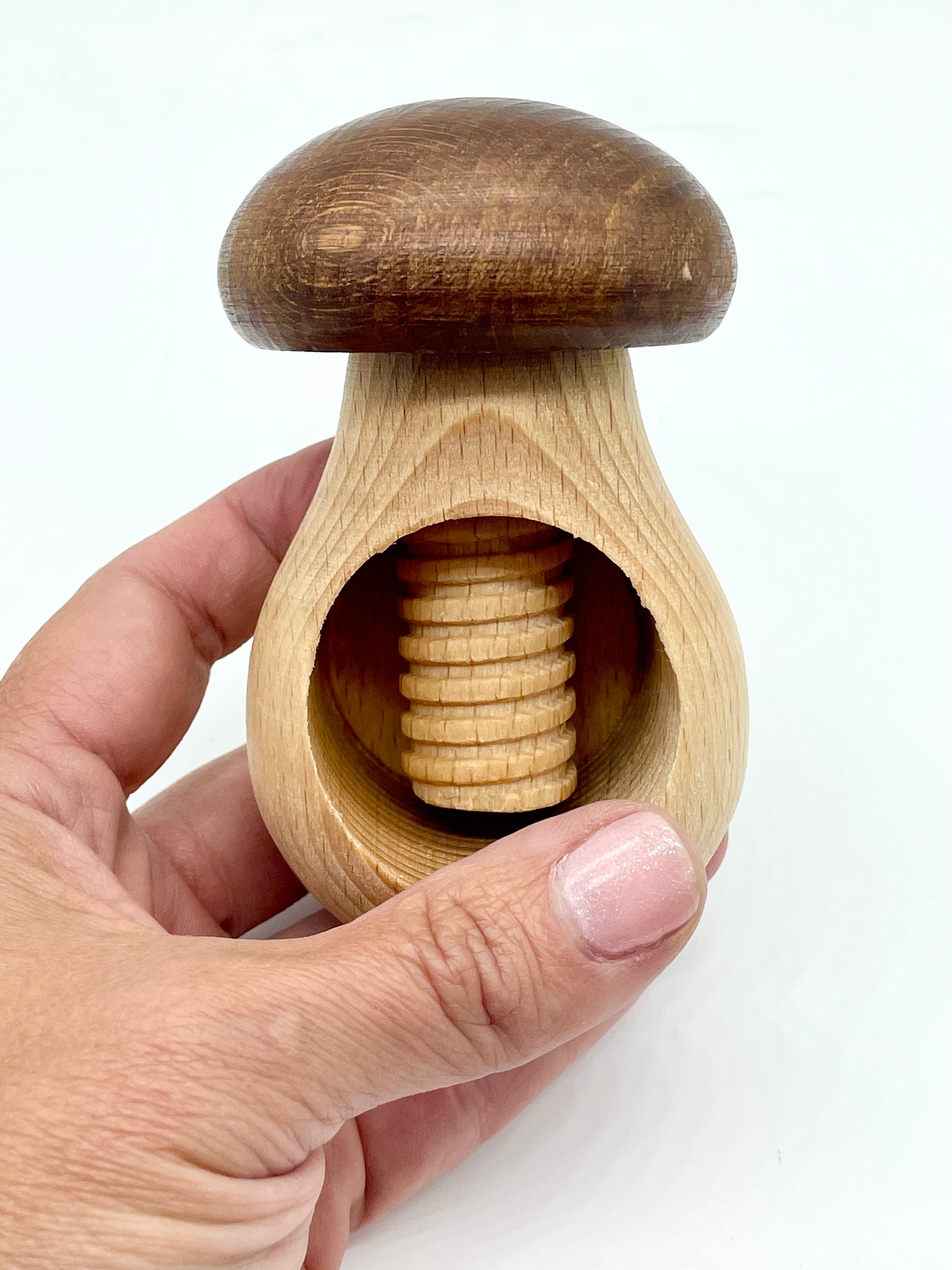 Wooden Mushroom Nutcracker