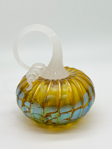 Jack Pine Blown Glass Pumpkin