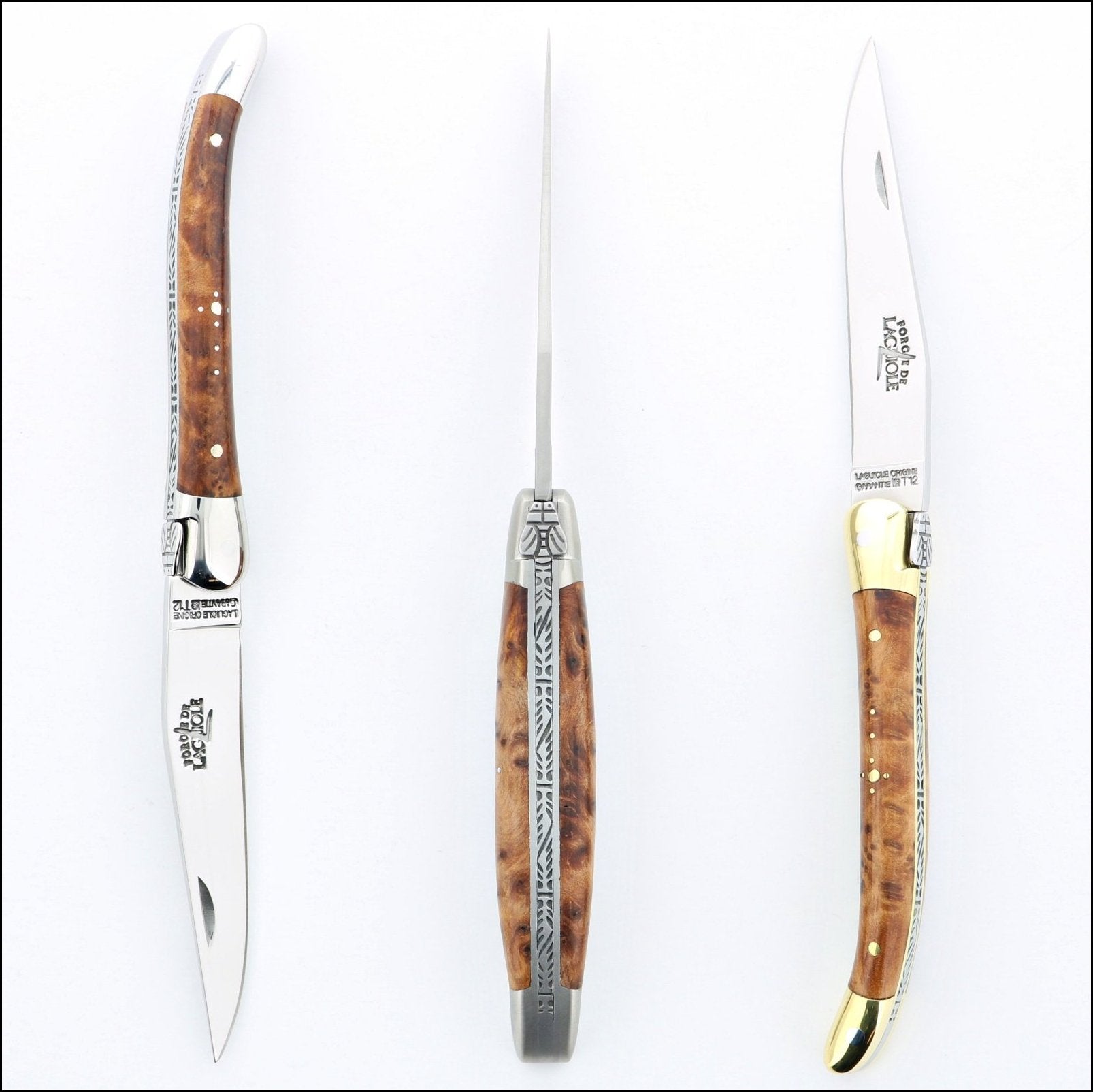 Forge de Laguiole Tradition 9 cm Thuya Burl