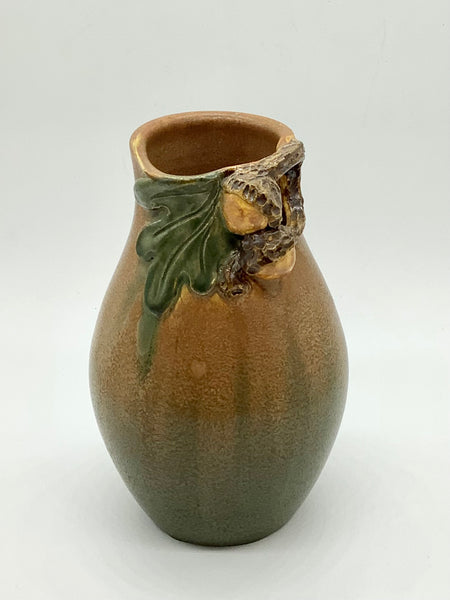 Ephraim Pottery Acorn Oak Branch Vase