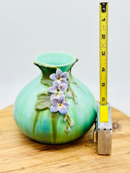 Blue Sky Vine Vase by Ephraim Pottery