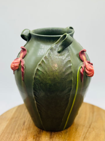 Slipper Orchid Vase by Ephraim Pottery