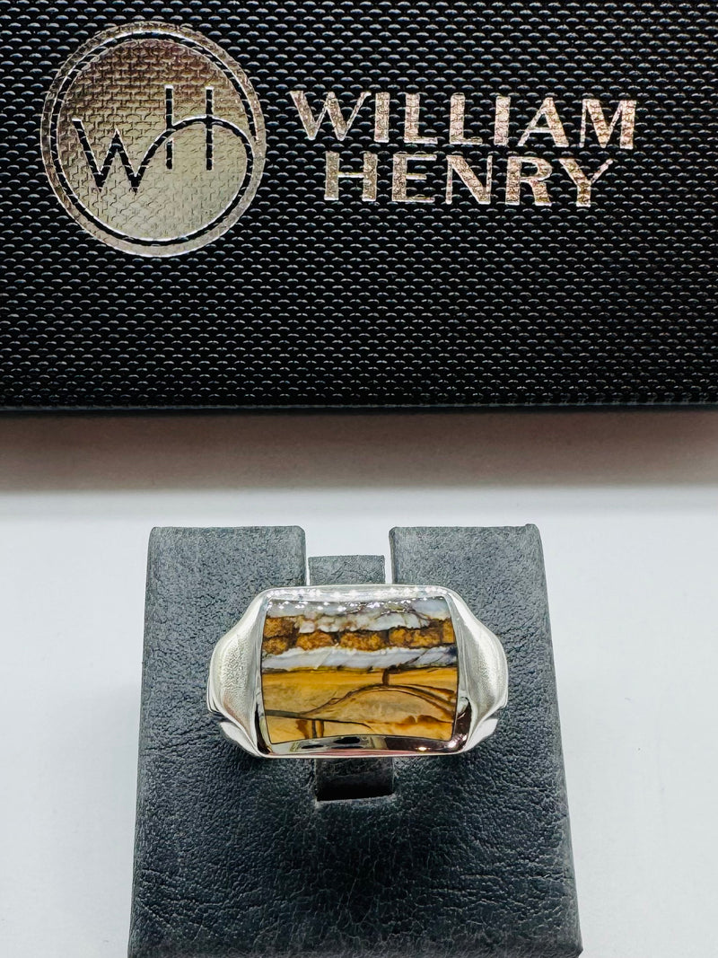 Men's Crafted Wooly Mammoth tooth & Sterling Silver Ring