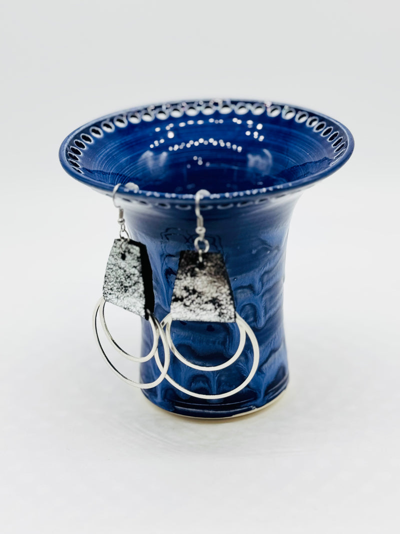 Hand Thrown Ceramic Earring Holder