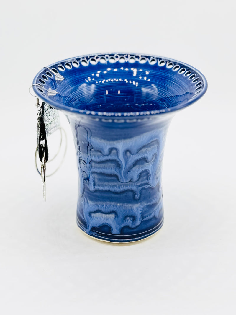 Hand Thrown Ceramic Earring Holder