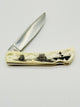 Ox Bone Scrimshaw  Pen Knife