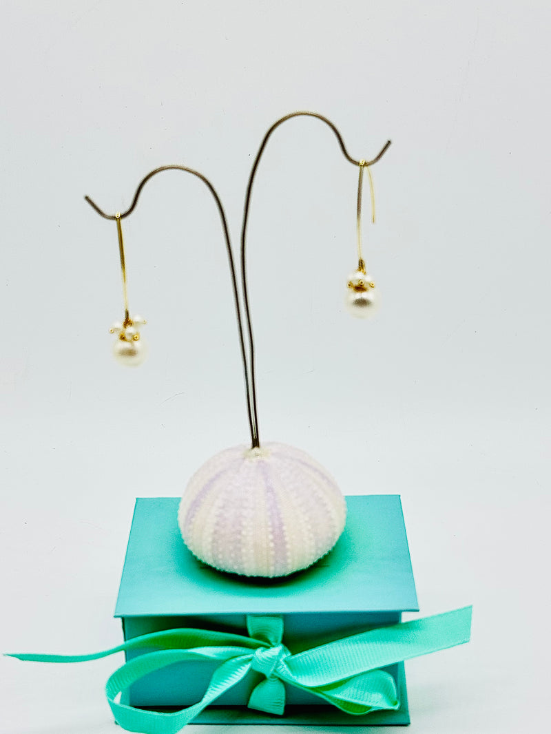 Gold Fill and Freshwater Pearl Earrings