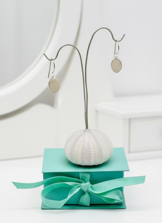 Sterling Silver Mammoth Ivory Earrings