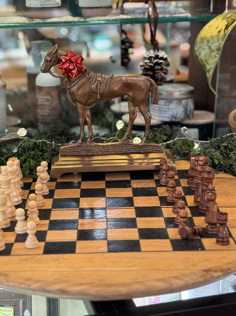 Bourbon Head Chess Board Set
