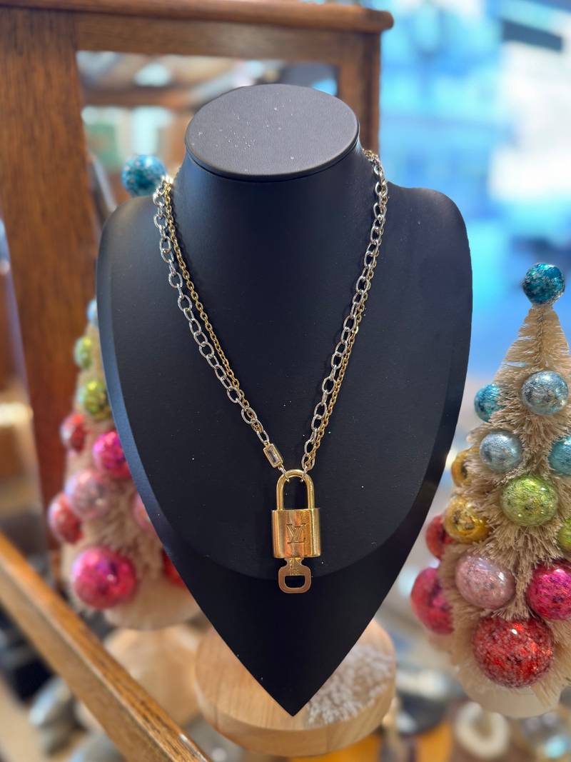 Limited Edition LV Padlock Necklace