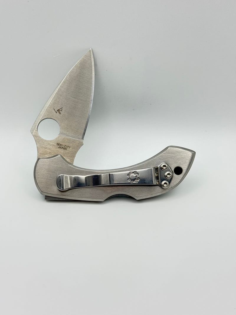 Mother of Pearl, Sypderco Dragonfly, pocket knife