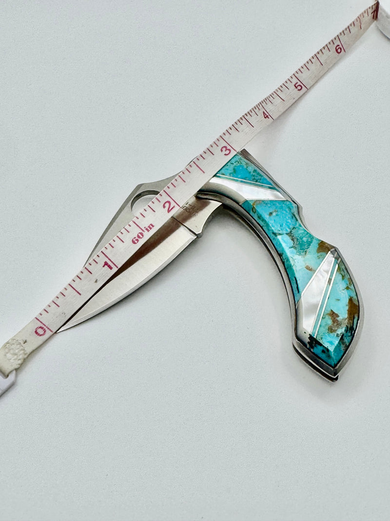 Mother of Pearl, Sypderco Dragonfly, pocket knife