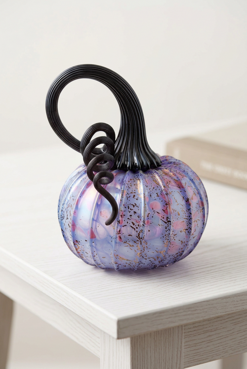 Jack Pine Blown Glass Pumpkin