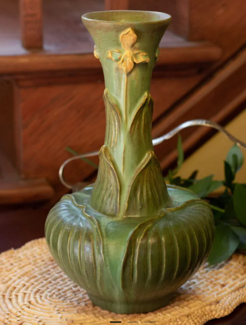 Grueby's Garden Vase, By Ephraim Pottery