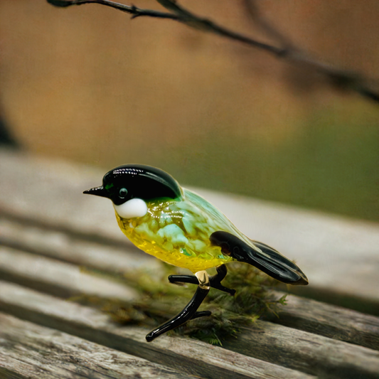 Art Glass Chickadee