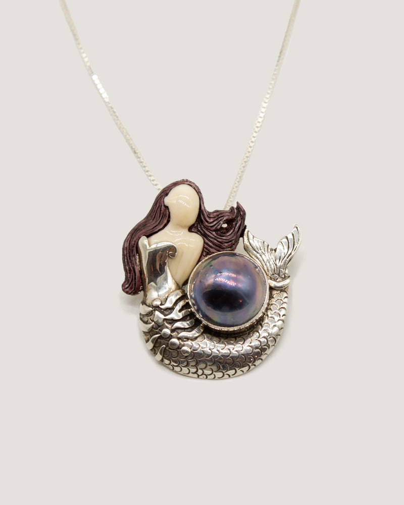 Mermaid Pearl Pendant