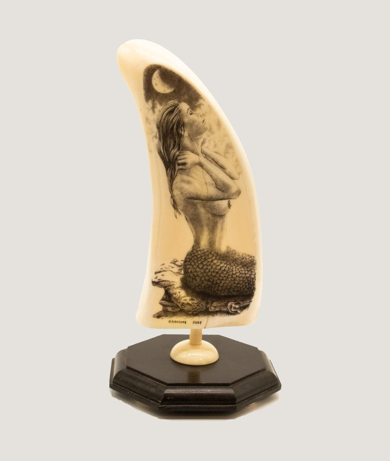 Scrimshaw Mermaid