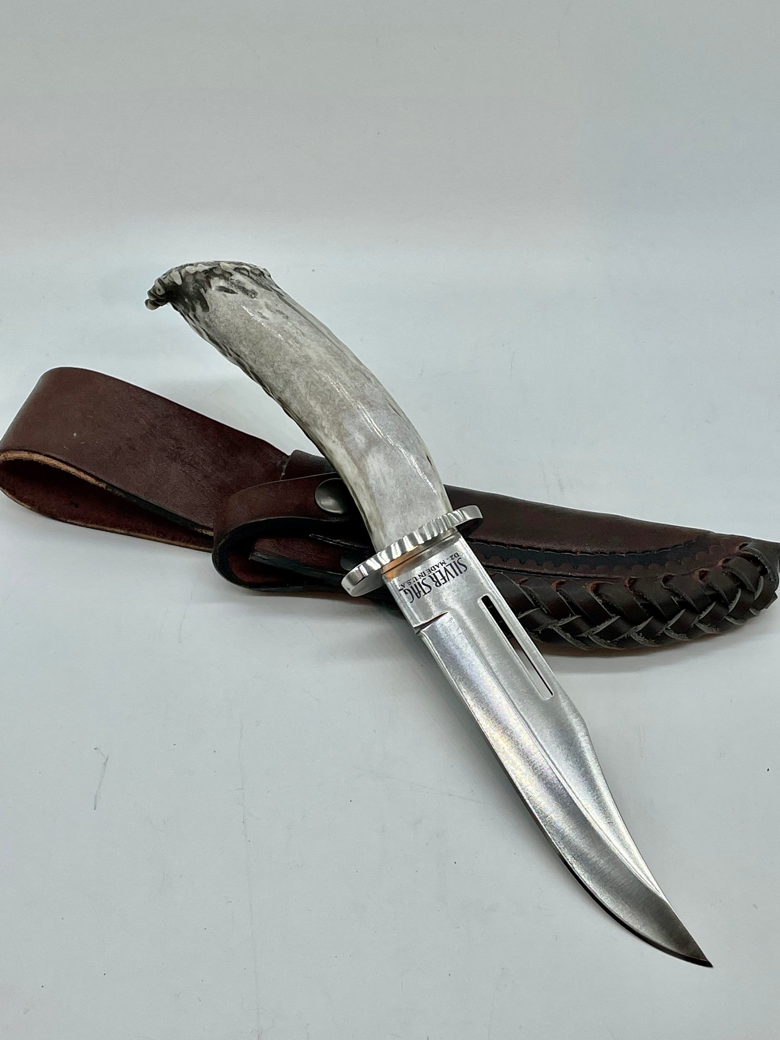 Silver Stag Deep Valley Knife with Sheath