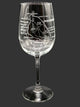 Mackinac Island Map Wine Glass
