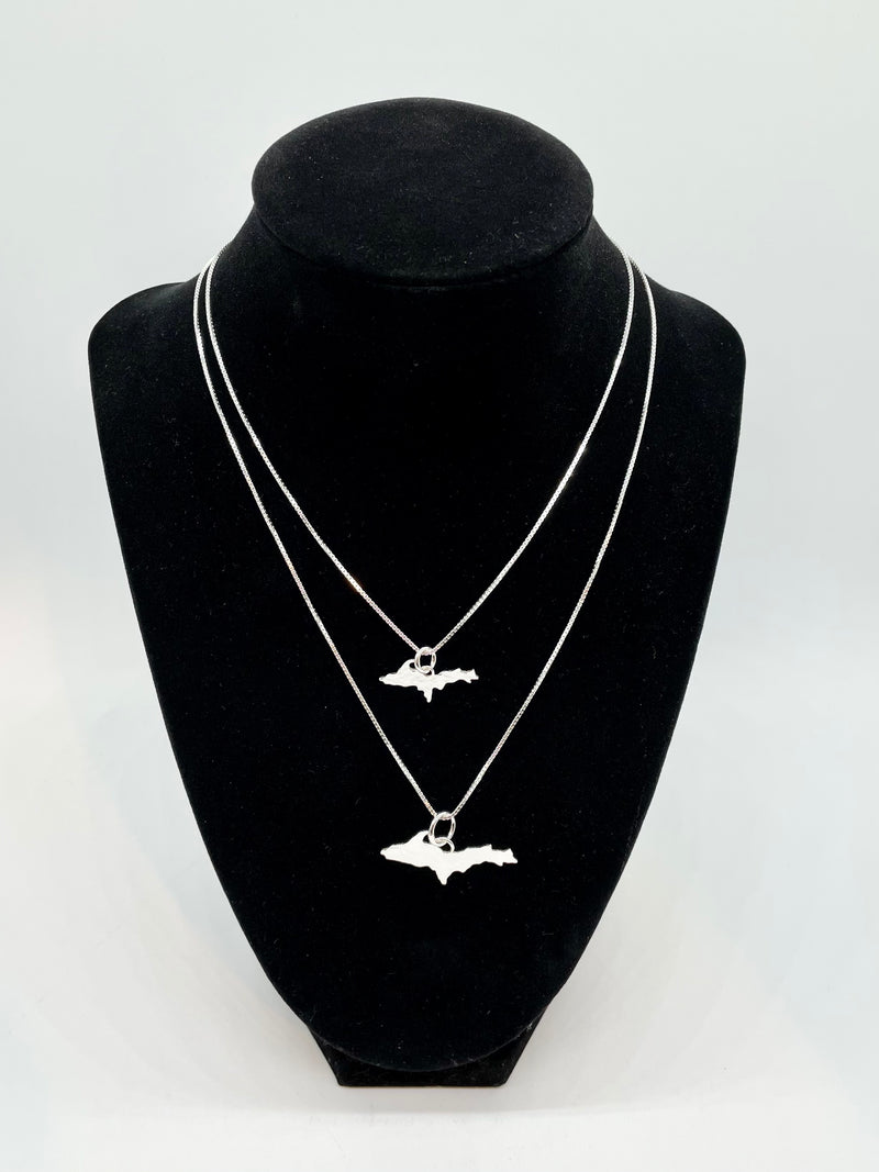 UP sterling silver pendant