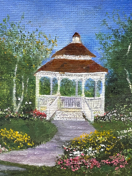 4x4 Oil, Mission Pte. Gazebo with Easle