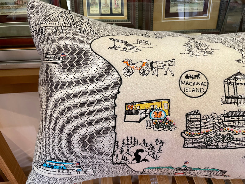 Mackinac Island Custom Pillow